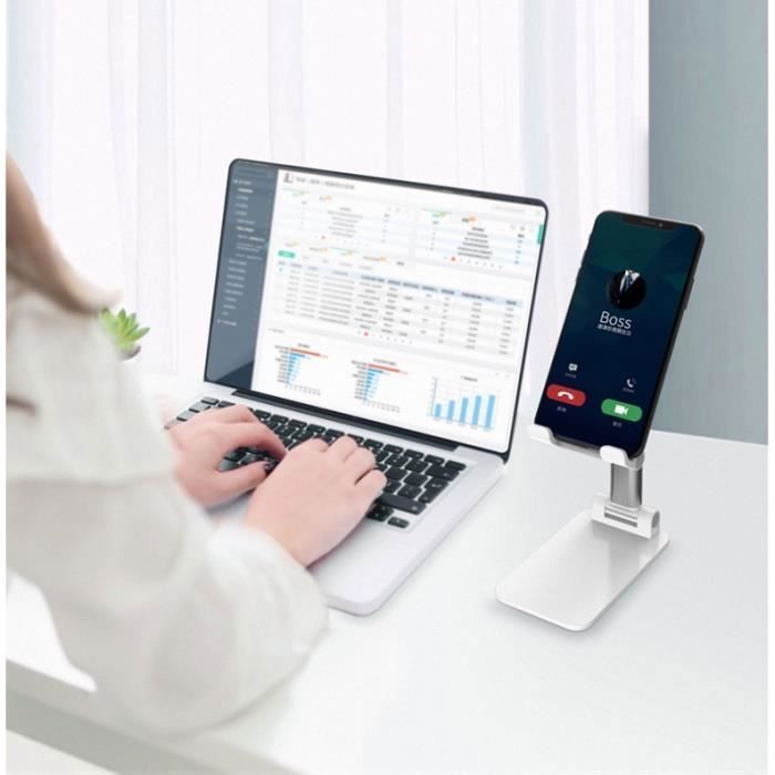 Support de bureau pour téléphone et tablette – Hauteur et angle réglables — vue complémentaire 2