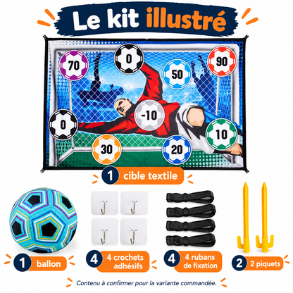 Contenu du kit illustré, à confirmer selon la variante commandée
