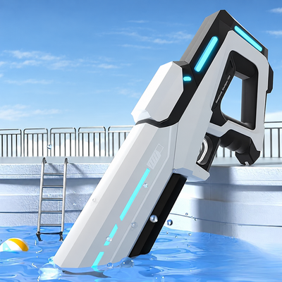 Pistolet à Eau Électrique Automatique – Lanceur d’Eau Rechargeable USB, Jouet Été Enfant & Adulte, Combat Aquatique