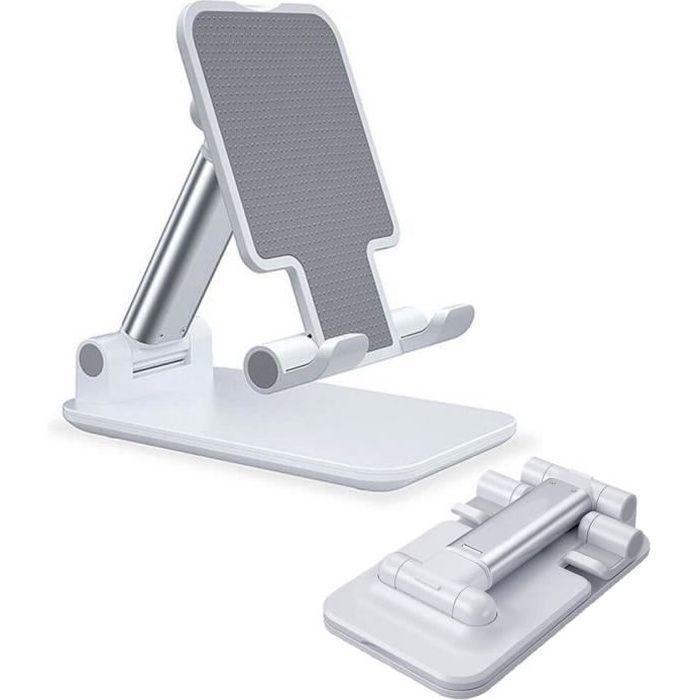Support de bureau pour téléphone et tablette – Hauteur et angle réglables