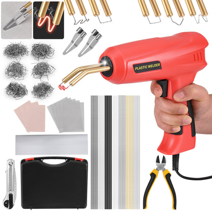Kit Réparation Pare-Chocs Voiture 200W – Machine Soudure Plastique Agrafes Chaudes – Outil Carrosserie