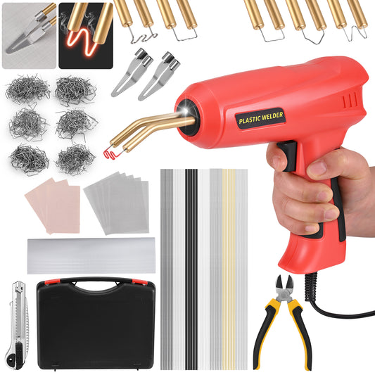 Kit Réparation Pare-Chocs Voiture 200W – Machine Soudure Plastique Agrafes Chaudes – Outil Carrosserie