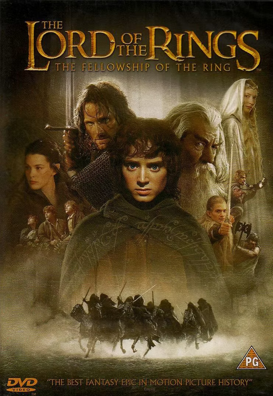 DVD The lord of the rings the fellowship of the ring