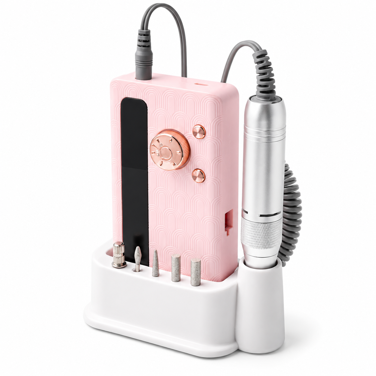 Ponceuse à Ongles Électrique Rechargeable 45 000 RPM | Écran LCD | Kit 20 Embouts | Manucure Pédicure Professionnelle