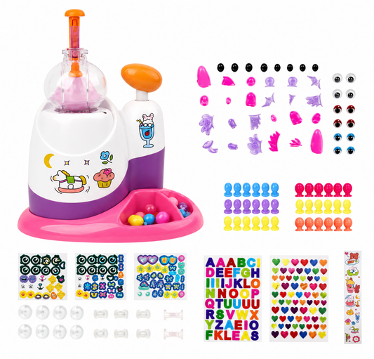 Kit DIY Ballons Magiques Collants – Machine à Ballons avec Pompe à Air & Accessoires | Loisir Créatif Enfants