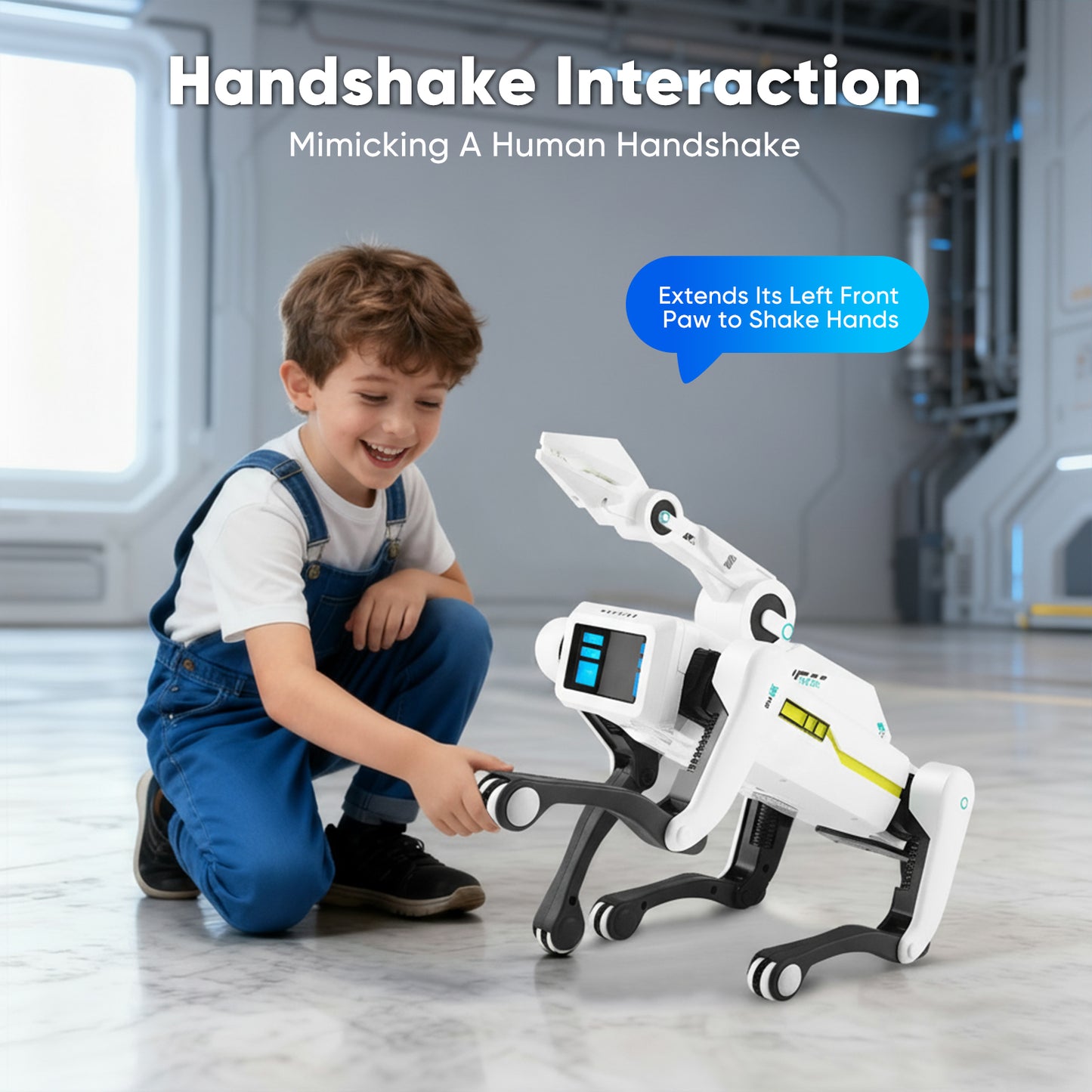 Robot Chien Intelligent RC – Jouet Interactif avec Télécommande & Application – Danse, Sons, Programmation, Cadeau Enfant