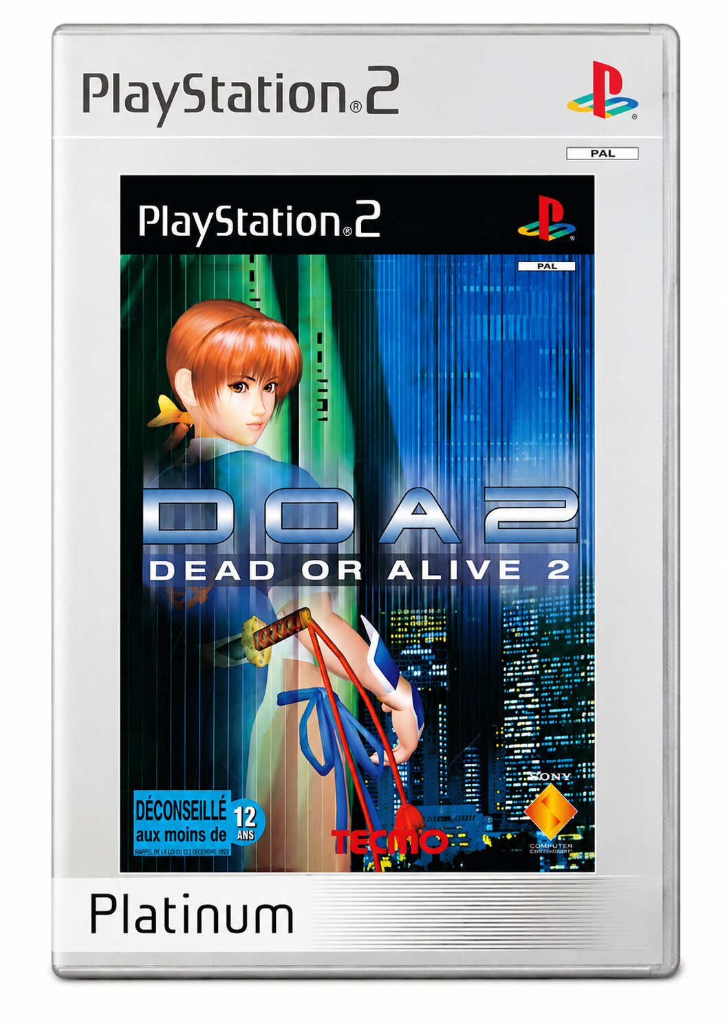 Dead or Alive 2 Platinum PS2 PlayStation 2 PAL Français Jeu de Combat Complet en Boîtier