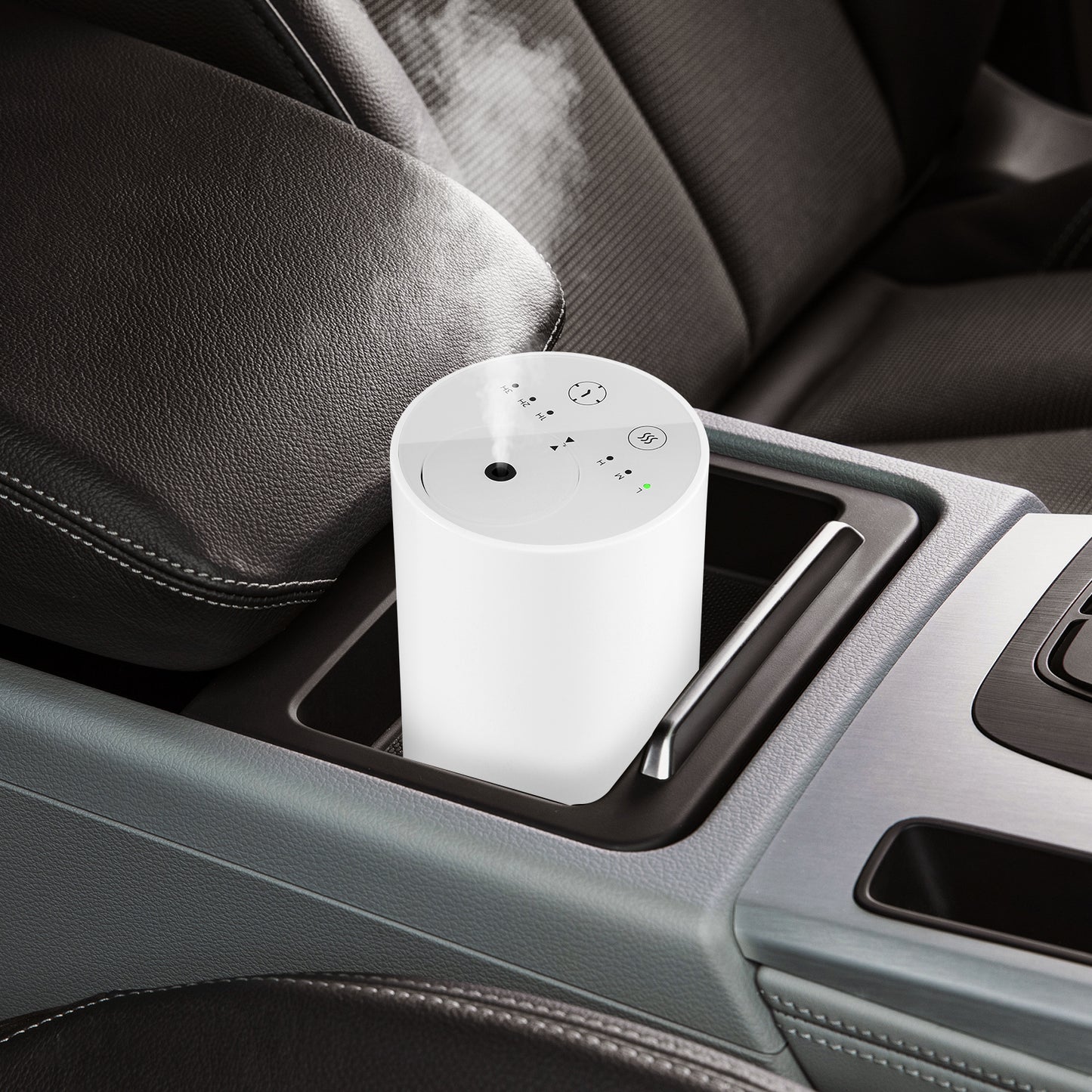 Diffuseur d’Arômes Sans Fil Rechargeable USB 20ml – Diffuseur Huiles Essentielles pour Voiture, Maison, Chambre – Parfum d’Ambiance Électrique Silencieux Blanc