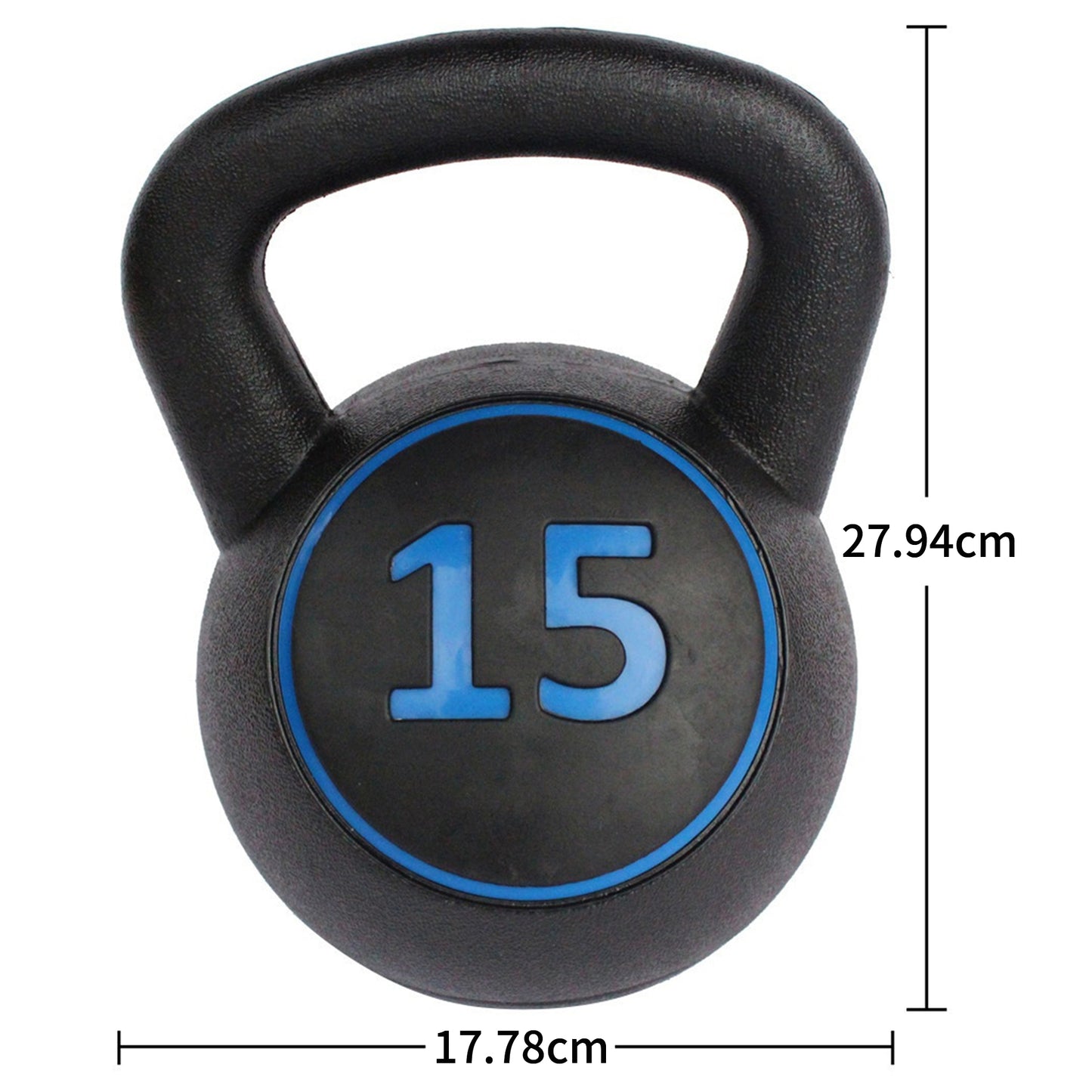 Ensemble Kettlebells Fitness 3 Pièces avec Support Poids Musculation Cross Training Salle de Sport Maison