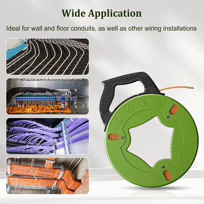 Extracteur de Câble 50 m 4,5 mm – Tire-Fil en Fibre de Verre – Passe-Câble pour Conduit Électrique