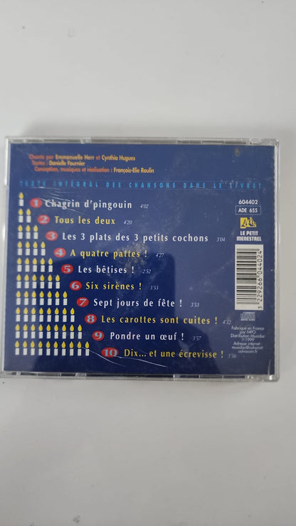 J’apprends à compter jusqu’à 10 en chantant – CD Le Petit Ménestrel