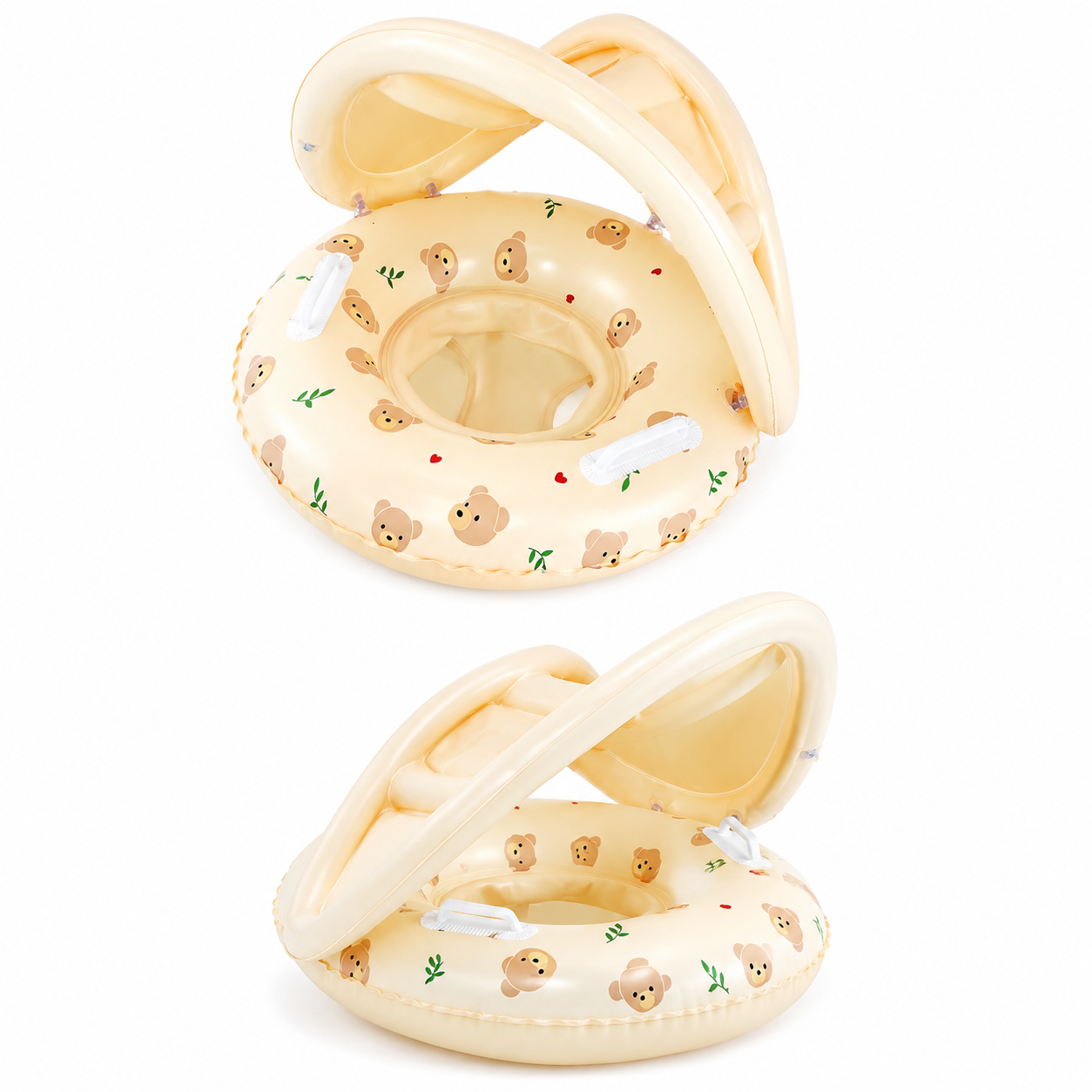 Hamac de bain bébé gonflable flottant avec siège sécurité – support baignoire enfant anti-glisse – jouet piscine bébé été voyage