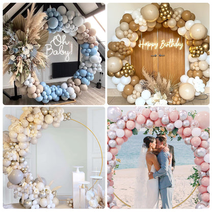 Arche Circulaire Métal 2,2 m – Support Ballons Fleurs & Décoration – Cadre Rond Mariage Anniversaire Baby Shower Événement