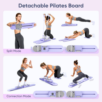 Planche d’Exercice Abdominale Multifonctionnelle avec Résistance à Rebond – Entraîneur de Musculation à Domicile pour Abdominaux, Bras et Jambes