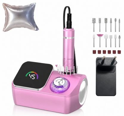 Ponceuse à Ongles Électrique 45 000 tr/min – Écran LED – Kit Embouts – Manucure & Pédicure
