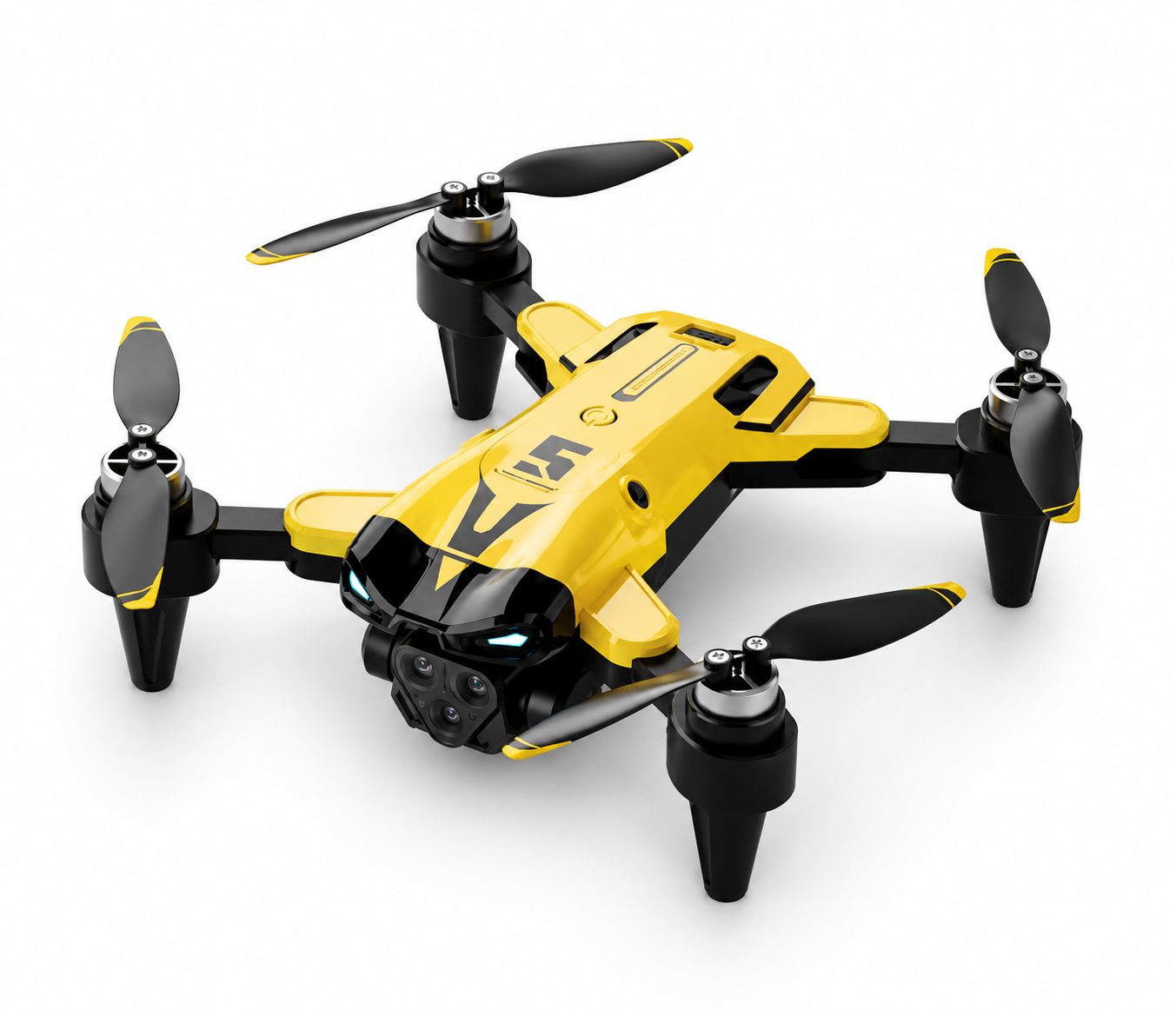 Drone Pliable M5 8K – 3 Caméras, Évitement d'Obstacles, Maintien d'Altitude – Quadricoptère RC Wi-Fi