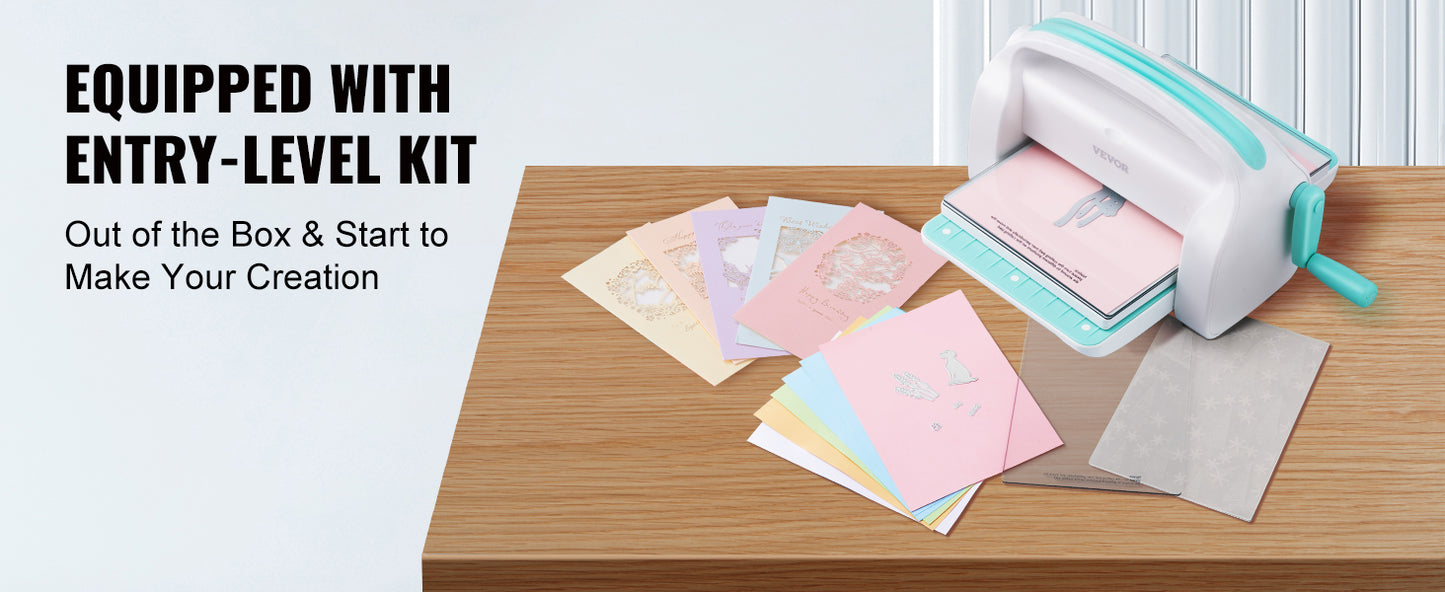 Machine de Découpe et Gaufrage Manuelle 6/9 Pouces – Mini Presse Scrapbooking – Outil DIY Cartes & Loisirs Créatifs