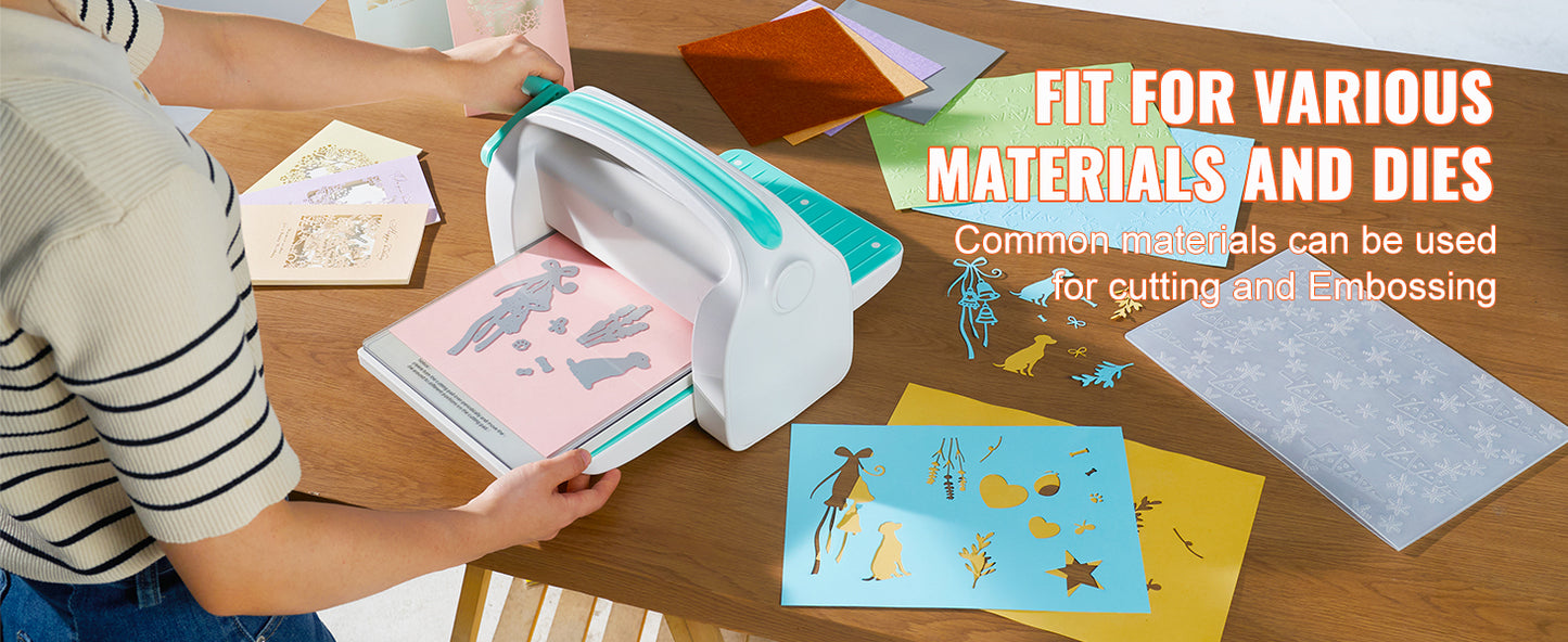 Machine de Découpe et Gaufrage Manuelle 6/9 Pouces – Mini Presse Scrapbooking – Outil DIY Cartes & Loisirs Créatifs