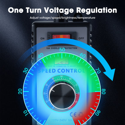 Variateur de Vitesse 230V 4000W – Régulateur de Puissance pour Meuleuse, Perceuse & Scie Électrique