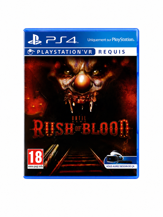 Until Dawn: Rush of Blood PS4 – Jeu PlayStation VR Requis – Jeu d'Horreur et de Tir sur Rails – Version Française