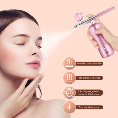 Aérographe Sans Fil avec Compresseur – Kit Portable Rechargeable pour Ongles et Peinture