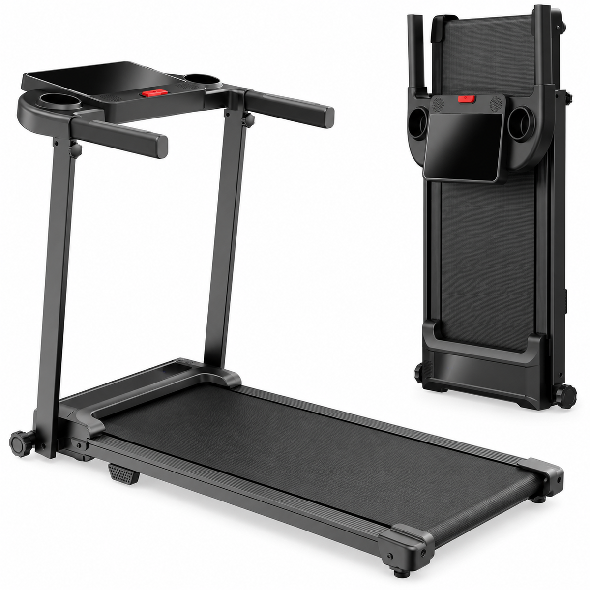 Cinta de Correr Plegable Motorizada 10 km/h – Walking Pad Silenciosa con Pantalla LCD – Fitness y Cardio para Casa y Oficina
