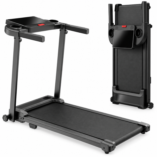 Foldable Motorized Walking Treadmill 10 km/h – Quiet Walking Pad with LCD Screen – Home & Office Fitness & Cardio