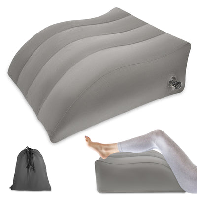 Coussin Surélévation Jambes Mémoire de Forme – Repose-Jambes Ergonomique, Soulagement Circulation & Douleurs