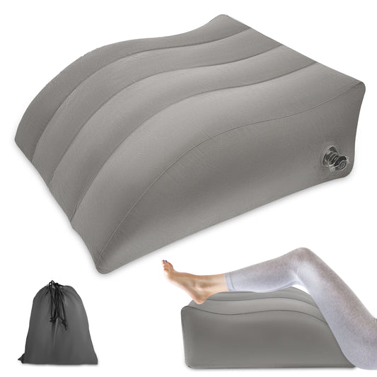 Coussin Surélévation Jambes Mémoire de Forme – Coussin Ergonomique Repose Jambes Gonflable