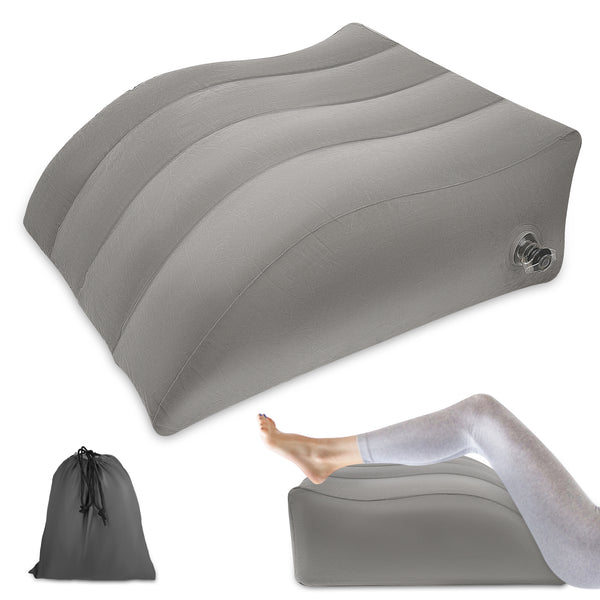 Coussin Surélévation Jambes Mémoire de Forme – Repose-Jambes Ergonomique, Soulagement Circulation & Douleurs