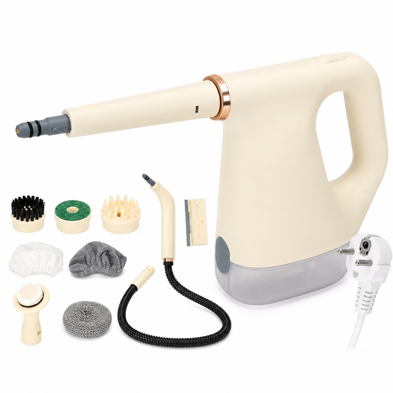 Nettoyeur Vapeur Portable Haute Pression Multifonction – Avec Accessoires | Sans Produits Chimiques