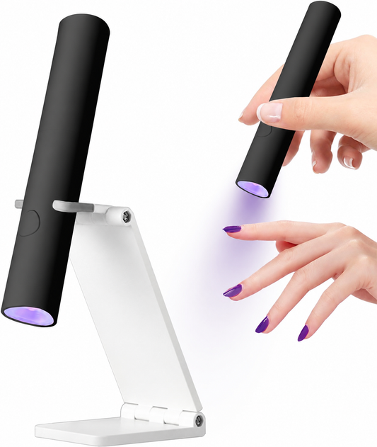 Lampe UV LED 3W Rechargeable USB – Mini Séchoir Portable pour Ongles en Gel & Vernis Semi-Permanent
