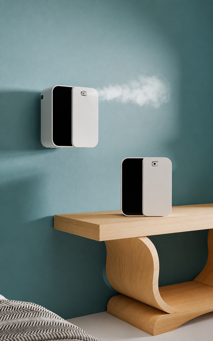 Diffuseur de Parfum Professionnel Bluetooth 1000 m³ – Huiles Essentielles Programmable – Maison, Hôtel, Bureau & Commerce – Blanc