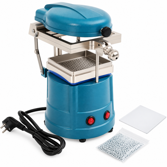Formeuse à Vide 1000W – Machine de Moulage Thermique avec Billes Acier – Compacte & Professionnelle – Usage Technique Artisanal Dentaire
