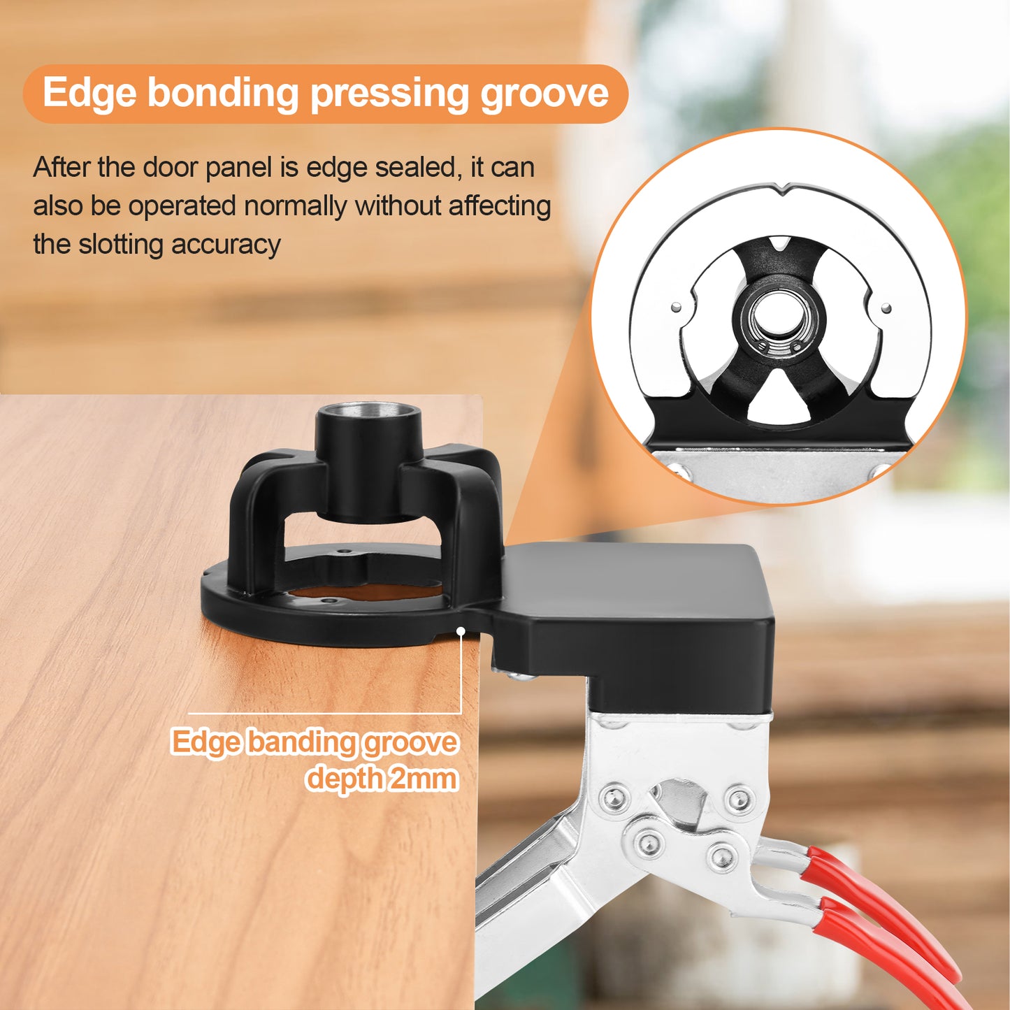Kit Gabarit Perçage Charnière 35 mm – Guide Perceuse Porte Armoire – Localisateur Trou Charnière Invisible