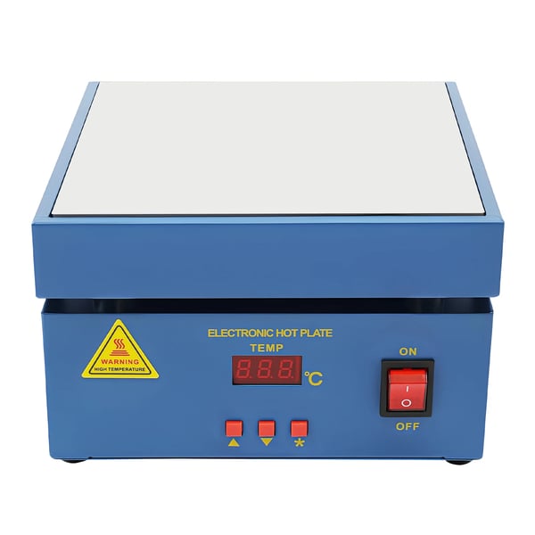 Plaque Chauffante de Soudage 800W 20x20 cm – Station de Préchauffage Électronique avec Écran LCD