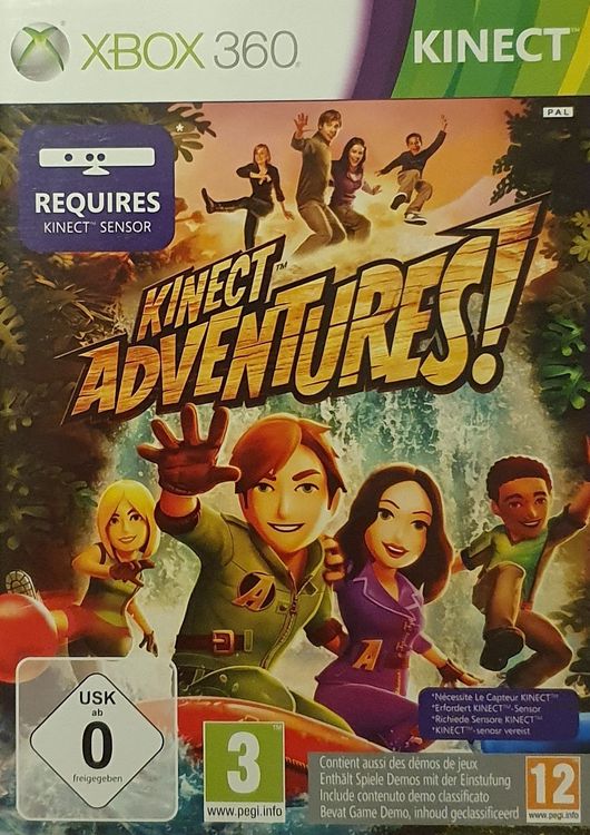 jeu xbox 360 kinect adventures
