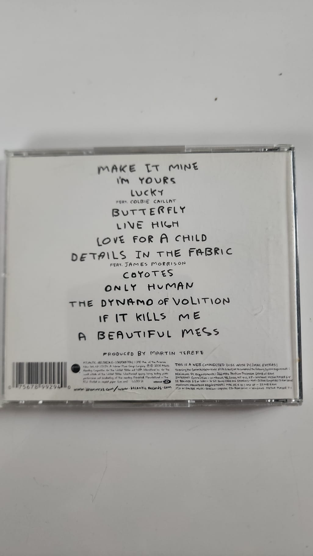 Jason Mraz – We Sing. We Dance. We Steal Things. – CD Atlantic