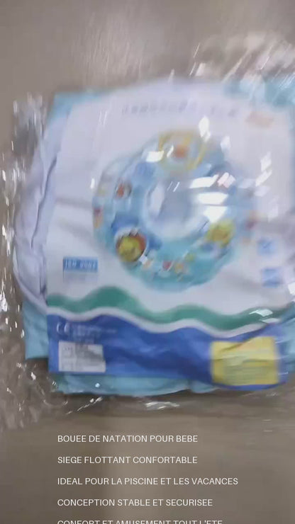 Flotador Inflable para Bebé con Asiento de Seguridad – Anillo de Natación para Piscina Infantil
