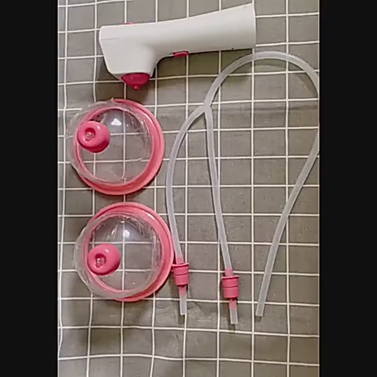 Montage de l’appareil électrique à ventouses roses.