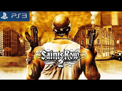 Saints Row 2 Jeu PS3 Blu-Ray – CD Jeu Uniquement Sans Boîtier – Jeu Action Monde Ouvert PlayStation 3 – Vidéo de présentation PS3