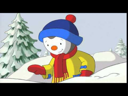 Tes héros — T’choupi fait de la luge, épisode 15 du classique T’choupi et Doudou (programme indiqué sur le DVD), chaîne officielle T’choupi, 5 min 03.