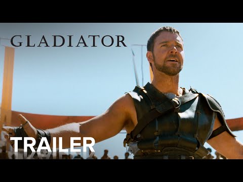 Gladiator (2000), Ridley Scott, Russell Crowe et Joaquin Phoenix — bande-annonce officielle en anglais, Paramount Movies.