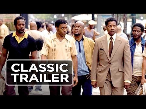 American Gangster (2007), Ridley Scott — bande-annonce en anglais, Rotten Tomatoes Classic Trailers ; aperçu du film, sans garantie de la version longue