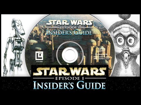 Star Wars Épisode I – La Magie Révélée / Insider’s Guide — visite du CD-ROM PC, commentaires en anglais