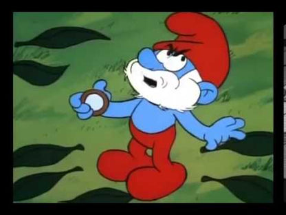Les Schtroumpfs, Un cadeau pour le Grand Schtroumpf, épisode français inclus dans Les Anniversaires des Schtroumpfs ; archive Dessins Animés.