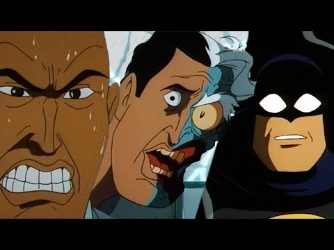 Batman la Série Animée : Sortir de l’Ombre — extrait officiel sur les origines de Double-Face, en anglais, DC Kids (5 minutes).