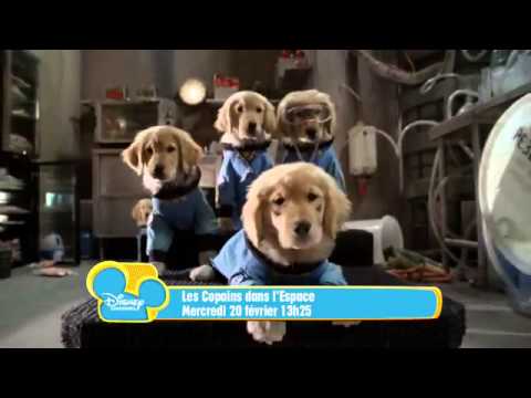 Les Copains dans l’Espace — court spot de diffusion Disney Channel consacré au film, archive DisneyChannel Nickelodeon (47 secondes).