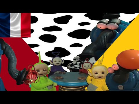 Teletubbies — aperçu représentatif de la série originale : Noo-Noo range les objets préférés des Teletubbies, en français (justnoonoo). Contenu exact du DVD non confirmé.