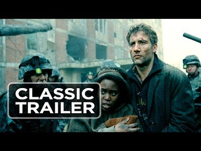 Children of Men (2006), Alfonso Cuarón, Clive Owen et Julianne Moore — bande-annonce anglaise Rotten Tomatoes Classic Trailers (2 min 26), correspondant à l’édition anglaise du DVD.